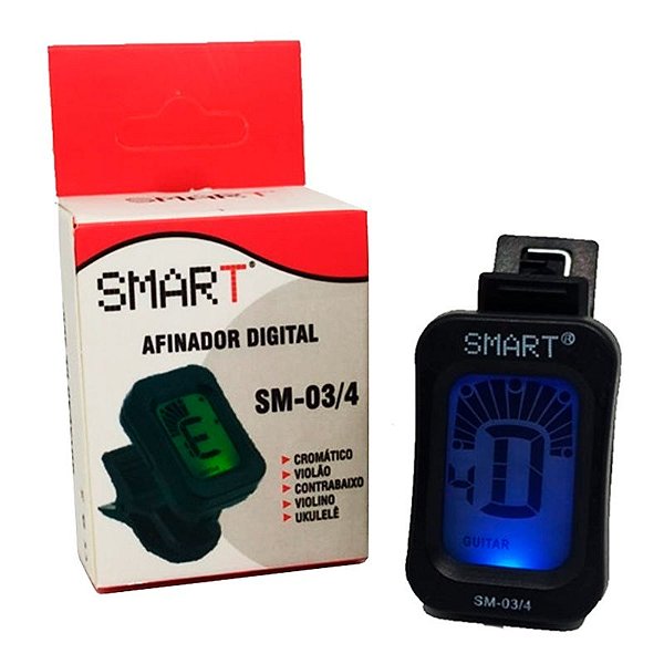 Afinador Digital Smart Sm 03/4 Para Instrumentos de Corda