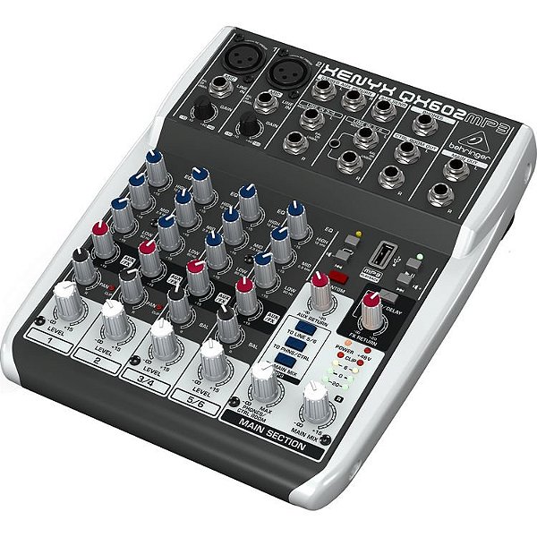 Mesa de Som Xenyx QX602MP3 Behringer