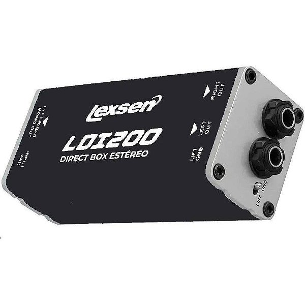 Direct Box Estéreo Passivo Lexsen LDI200