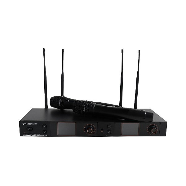 Sistema de Microfone Kadosh Sem Fio Cardioide Vocal K522M B6