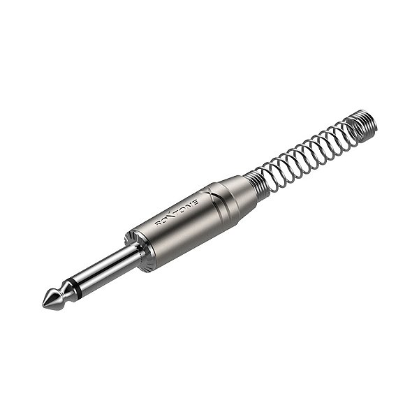 Plug Conector de Linha Roxtone RJ2PP-NN P10 Mono Com Mola