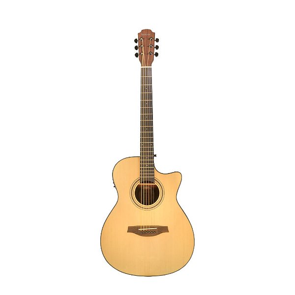 Violão Benson GF100CE NS Conc Aço Cutaway Elet Natural Satin