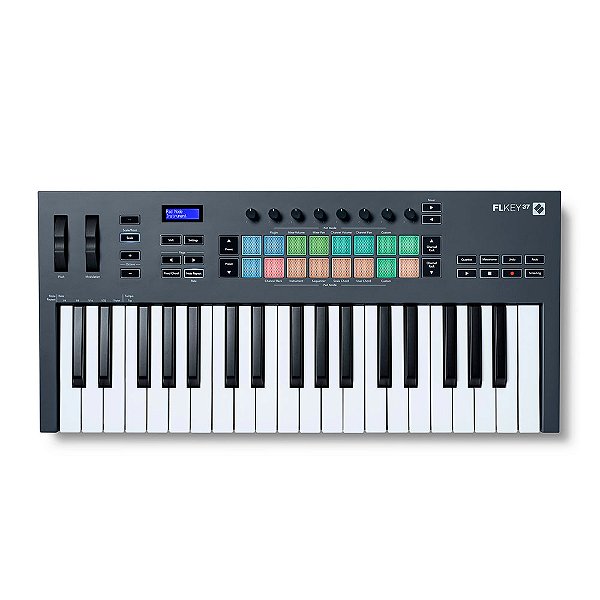 Teclado Novation FL Key 37 MIDI Controlador Com 37 Teclas