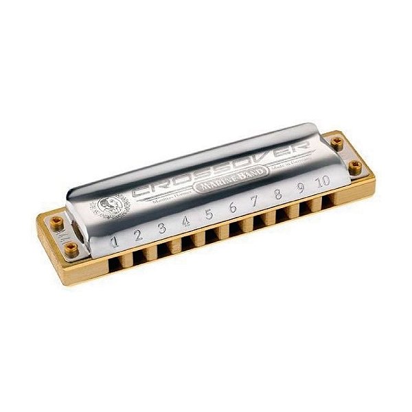 Gaita de Boca Hohner Harmônica Marine Band CrossOver-EB