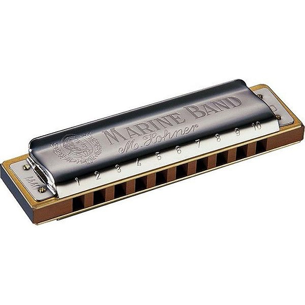 Gaita De Boca Hohner Harmônica  Marine Band 1896/20 A (LA)