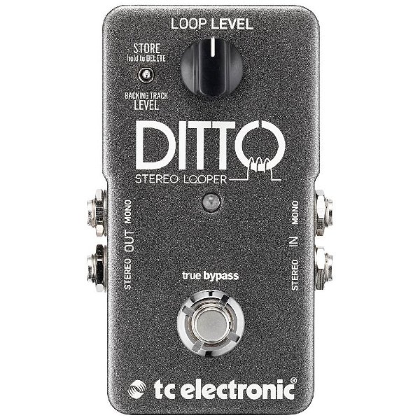 Pedal TC Electronic Ditto Stereo Looper Para Guitarra