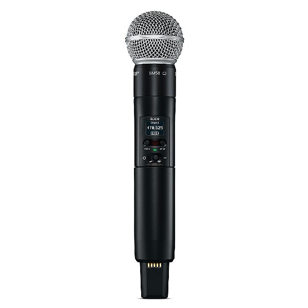 Microfone Shure SLXD2/SM58 Transmissor Com Capsula