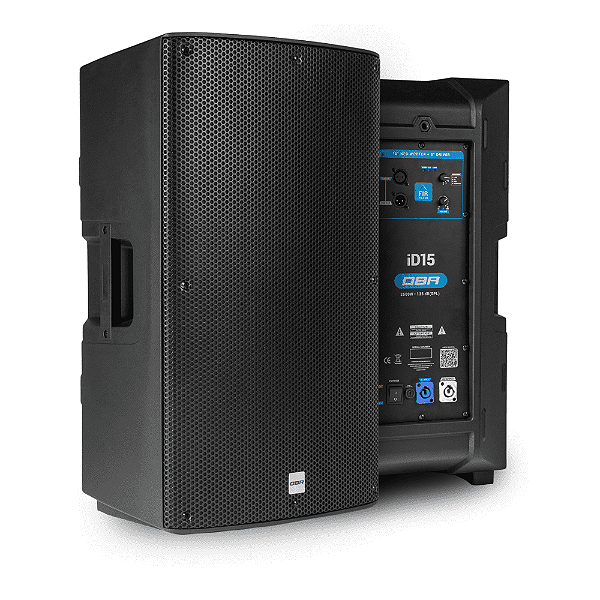 Caixa de Som Ativa DBR iD15 de 15" e Driver de 3" 2500W