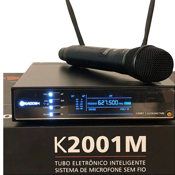 Sistema de Microfone Kadosh K2001M Sem Fio Valvulado