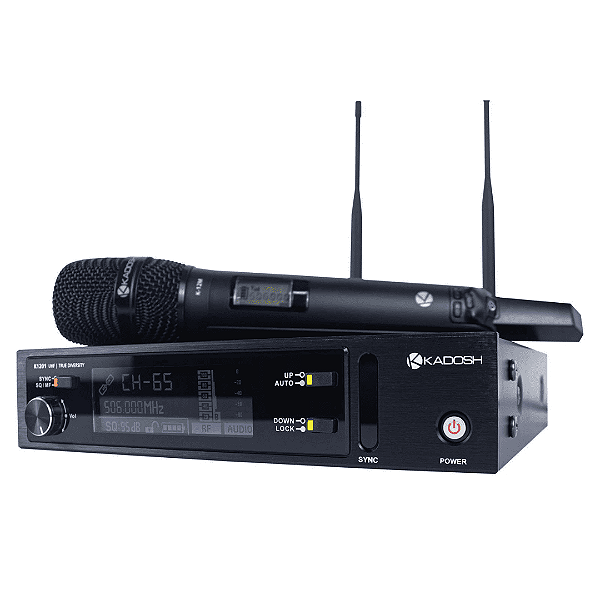 Microfone Kadosh K1201M Sem Fio Dinâmico Cardioide