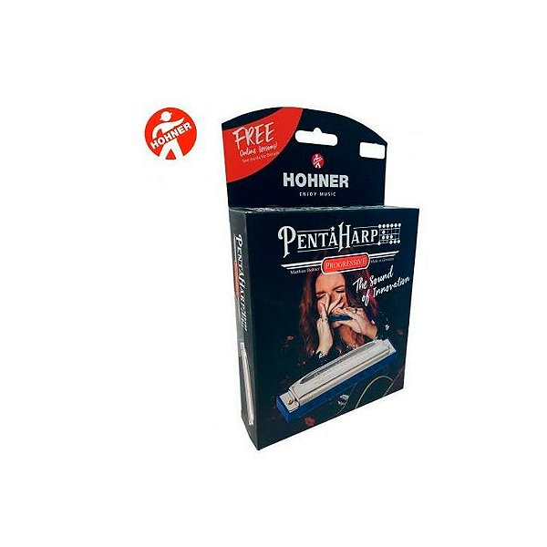 Gaita de Boca Harmônica Hohner Pentaharp Am-La Menor