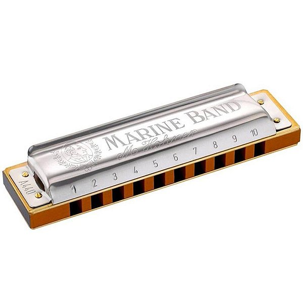 Gaita de Boca Harmônica Hohner Marine Band 1896/20 G (SOL)