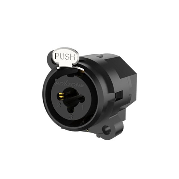 Conector XLR Roxtone RC6FS Painel Combo Fêmea