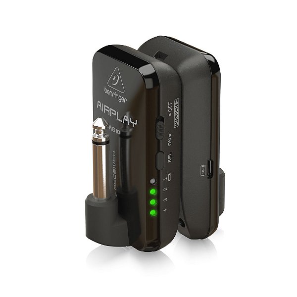 Transmissor Sem Fio para Guitarra AIRPLAY GUITAR AG10 Behringer