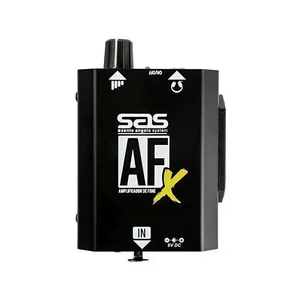 Amplificador Para Fones De Ouvido Mod AFX XLR Preto