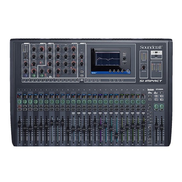 Mesa de Som Digital 32 Canais Si Impact Soundcraft