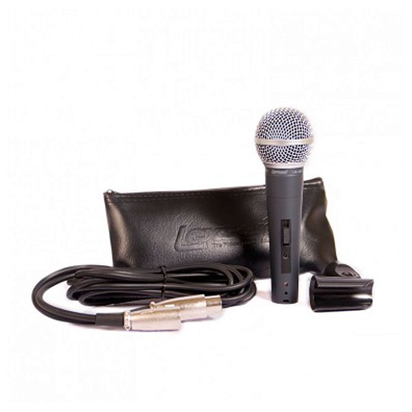 Mic, c/fio Cardioide, Cabo 3m c/Cachimbo - LM-58S - LEXSEN
