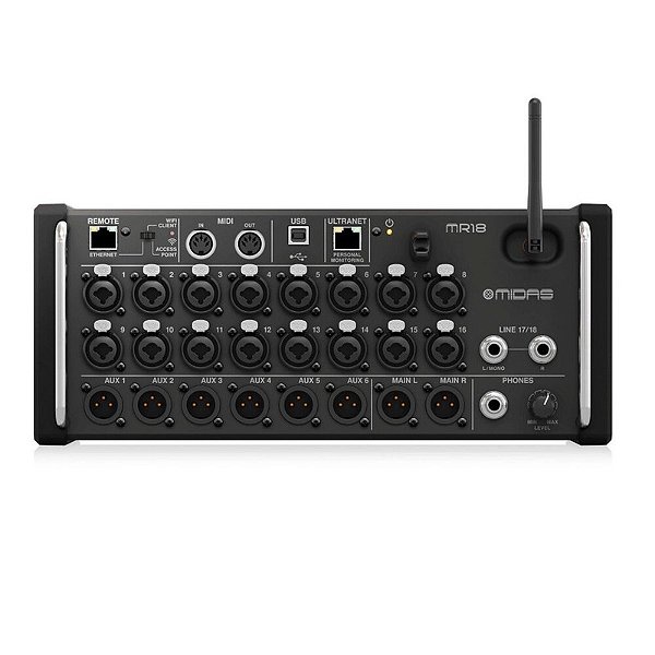 Mesa de Som Midas MR18 Com 18 Canais