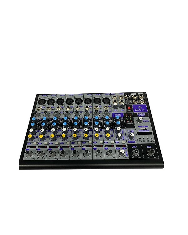 Mesa de Som Analógica Waldman de 12 Canais EFX e USB CP12FXU - OUTLET