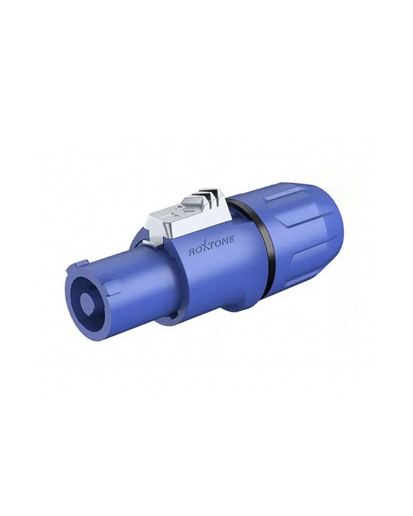 Conector Powercon Roxtone Azul Femea RAC3FCI