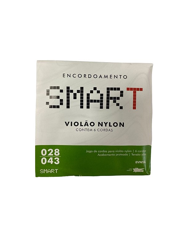 Corda De Violão Nylon Smart Tensão Alta (028-043)
