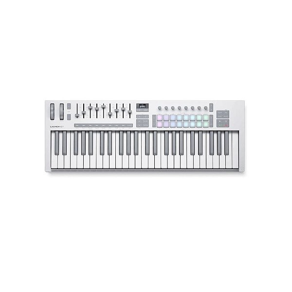 Teclado Controlador Novation Launchkey 49 MK4 White