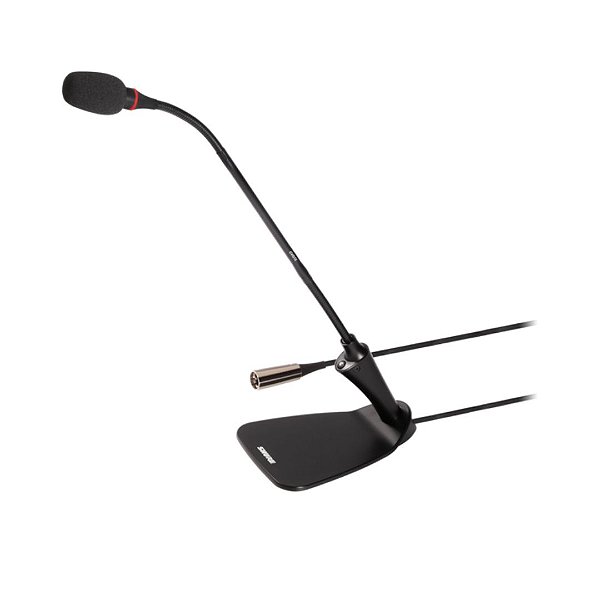 Microfone gooseneck  Shure com Base CVG12DRS-B/C - 12"- OUTLET