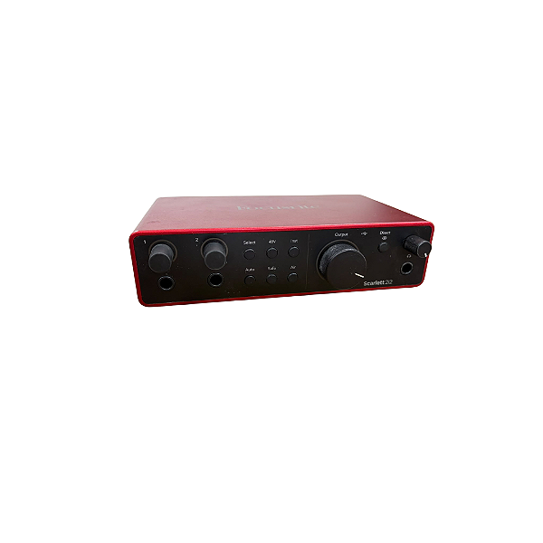 Interface de Audio Scarlett 2i2 4 geração - OUTLET
