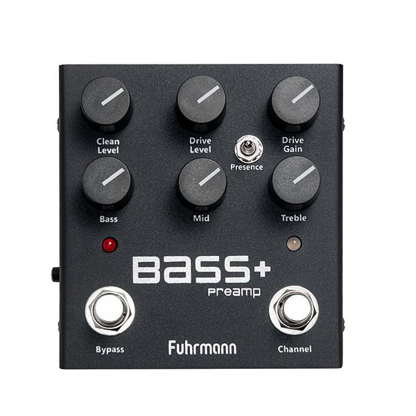 Pedal de Efeitos Fuhrmann BASS+ Preamp Para Contra Baixo - OUTLET