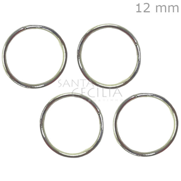 Mini Argola 12mm 24gr. - Prata