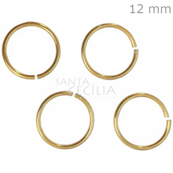 Mini Argola 12mm 24gr. - Ouro