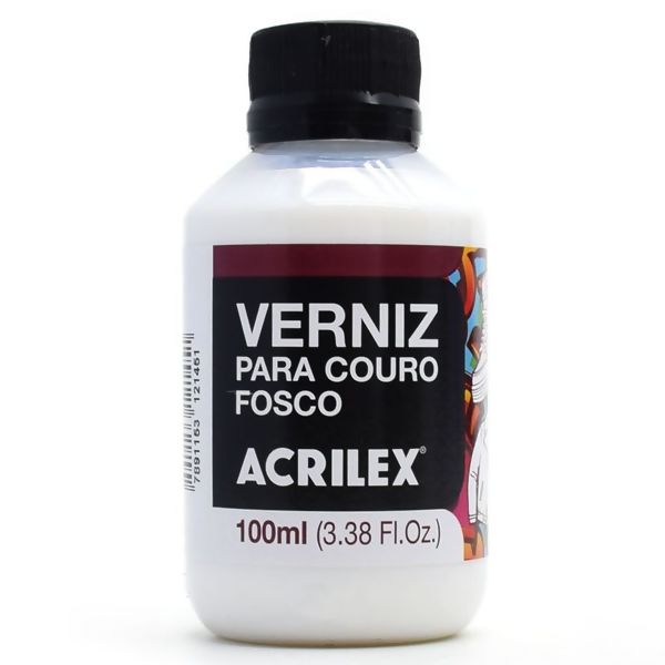 Verniz Para Couro Fosco 100ml - Acrilex