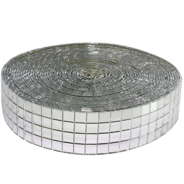 Rolo Fita Espelhada - 1,0 x 1,0 cm - 10 metros