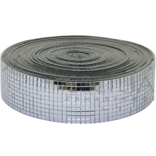 Rolo Fita Espelhada - 0,4 x 0,4 cm - 10 Metros