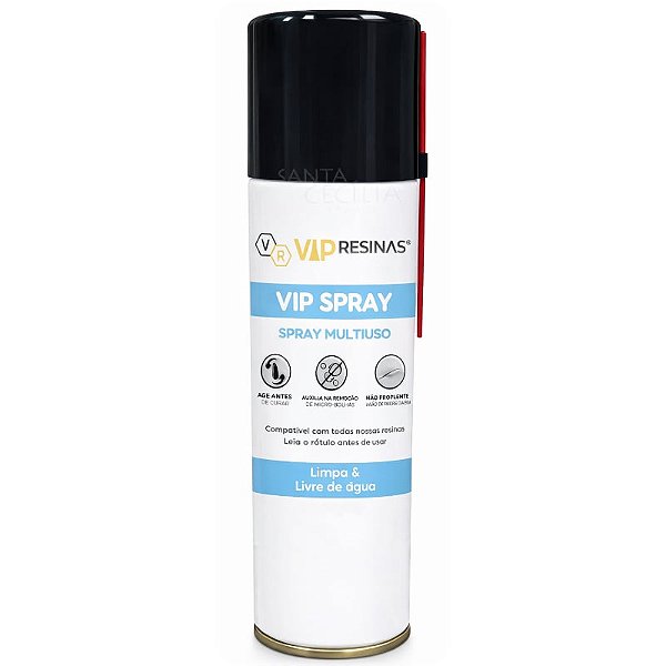 Spray Multiuso para Resinas e Moldes de Silicone - Vip Resinas