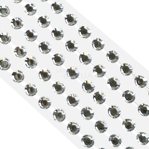 Strass e Pérolas Adesivas 4mm