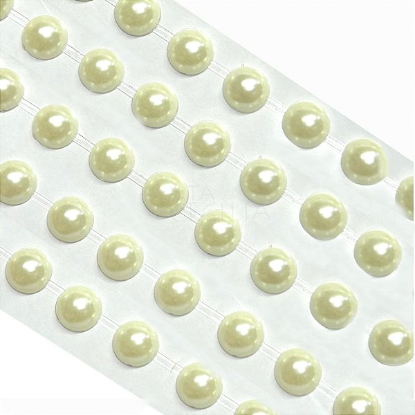 Strass e Pérolas Adesivas 10mm