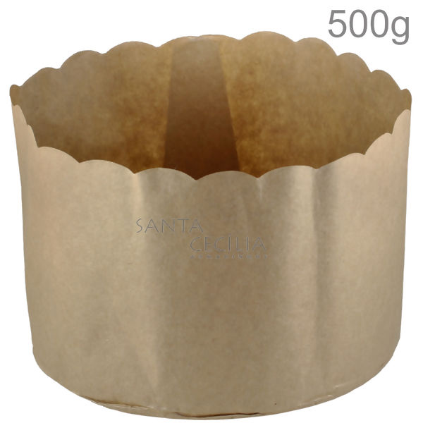 Forma para Panetone 500g Forneável 10unid
