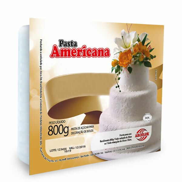 Pasta Americana Arcólor 800g