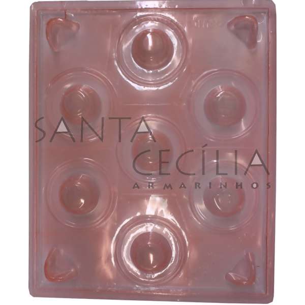 Forma de PVC com Silicone Copinho para Licor  Ref 09 - SUIÇA