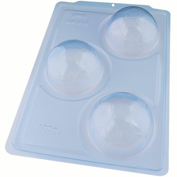 Forma de Chocolate 3 Partes com Silicone Profissional - Bola Especial 300g - Ref. 3533