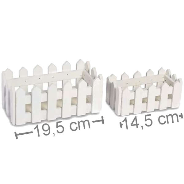 Cachepot MDF Retangular 2 peças Ref. B103D02