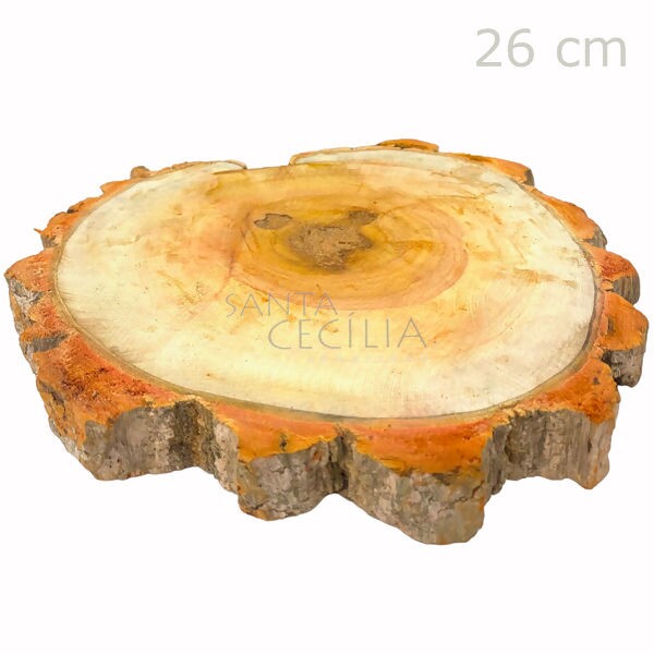 Base Tronco de Madeira Pinus - Diversos Tamanho