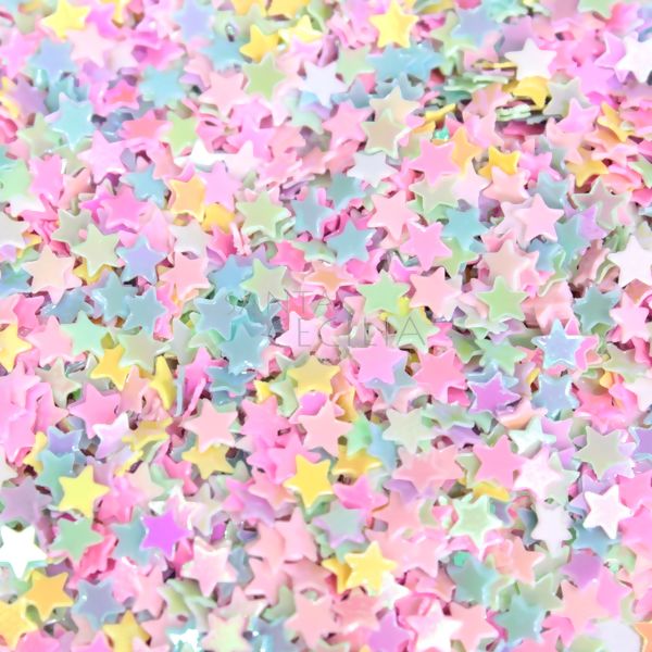Paetê Confete 3mm - 23gr - Estrelinha Color