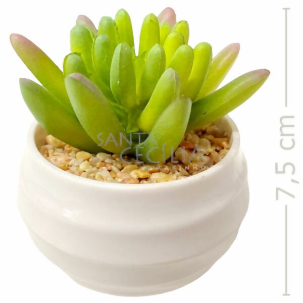 Suculenta Artificial Com Vaso - Ref: Y38-1