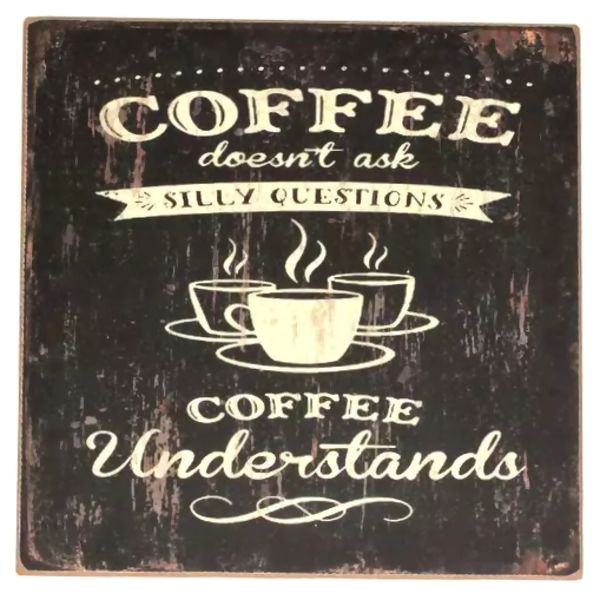 Quadro Decorativa em MDF - Ref. Coffee 8244