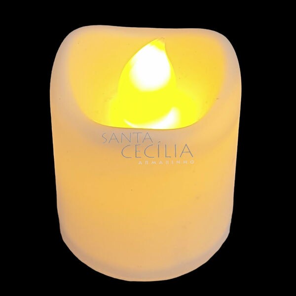 Vela LED Grande Branca