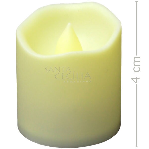 Vela LED Grande Amarela