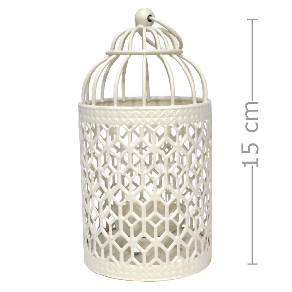 Gaiola Porta Vela Aramada Off-White - Ref. 0105