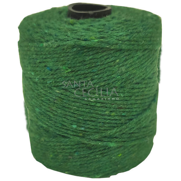 Barbante 1,5mm rolo com 82m - Verde